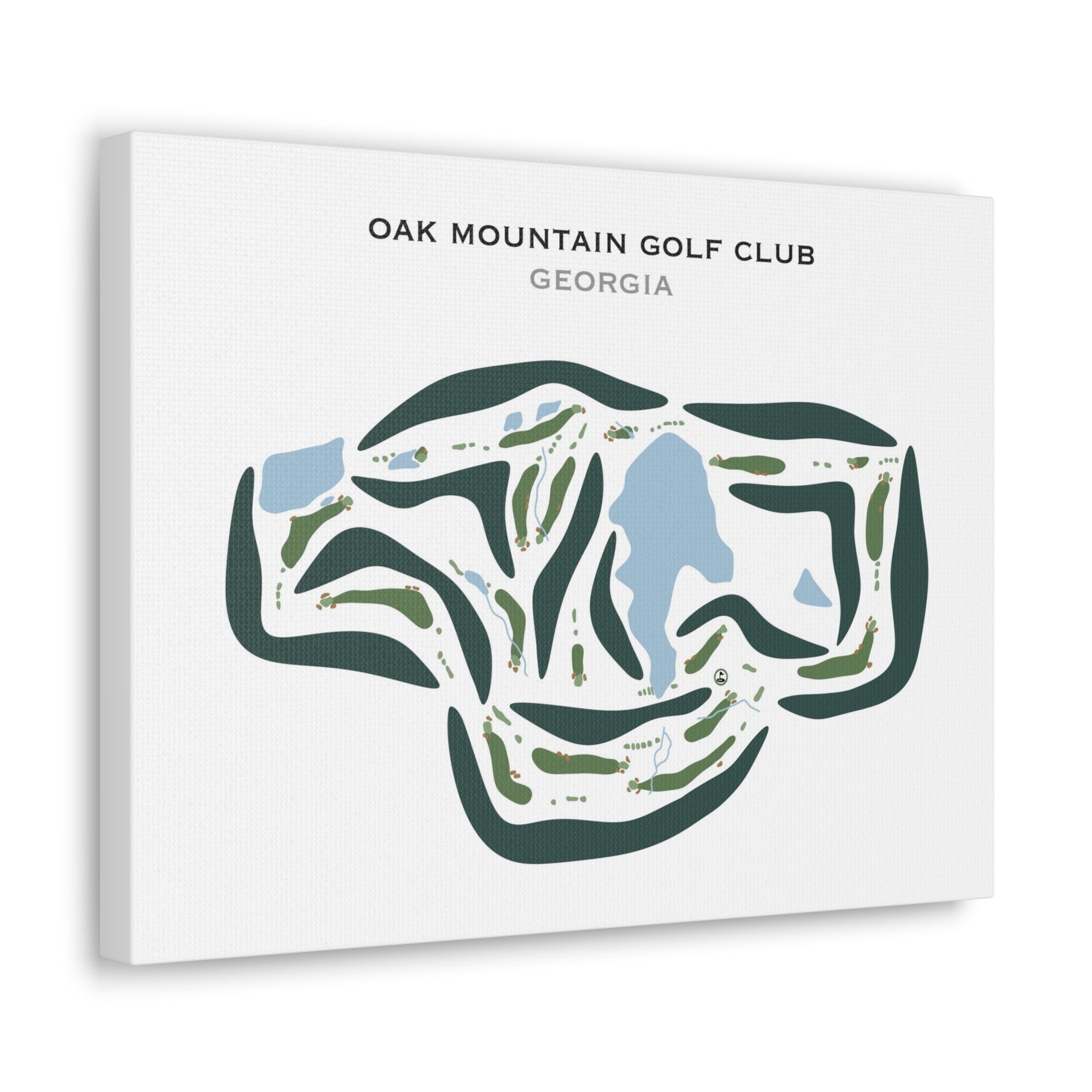 Oak Mountain Golf Club, Georgia - Printed Golf Courses