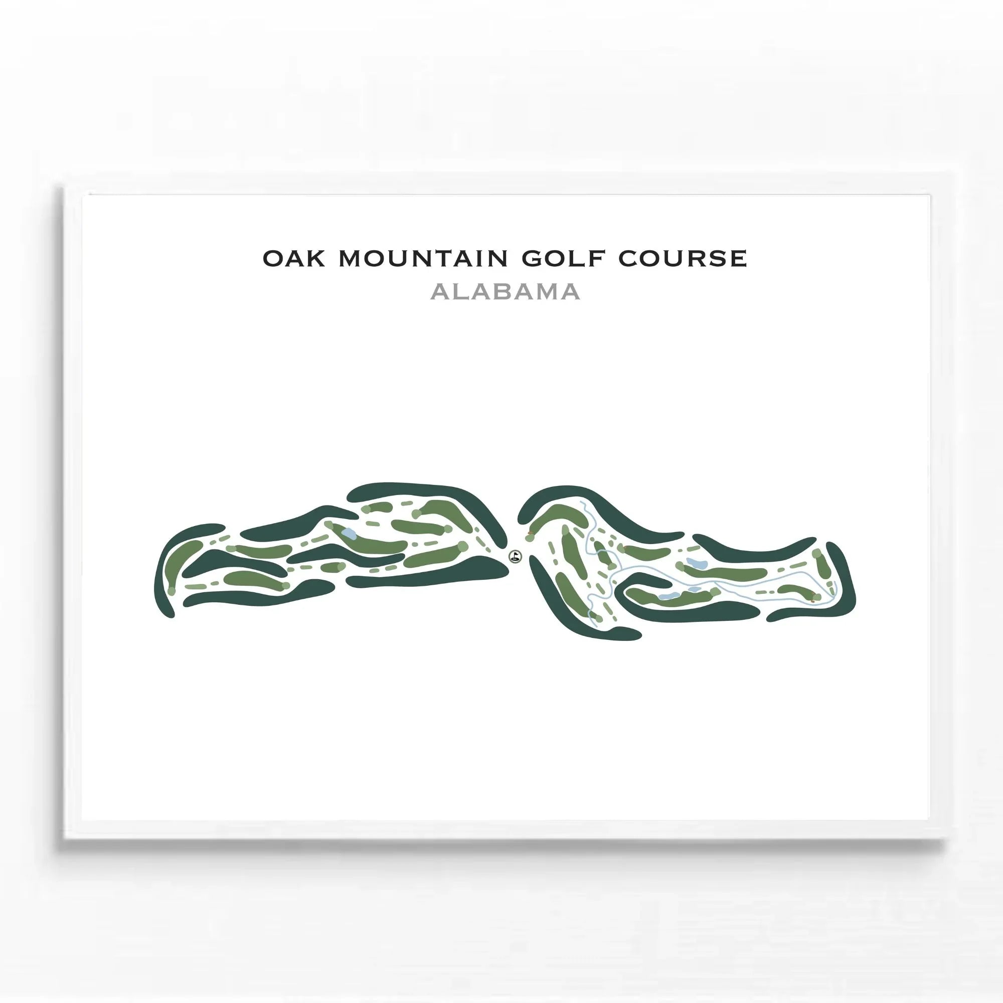 Oak Mountain Golf Course, Alabama - Printed Golf Course