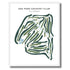 Oak Park Country Club, Illinois - Printed Golf Courses