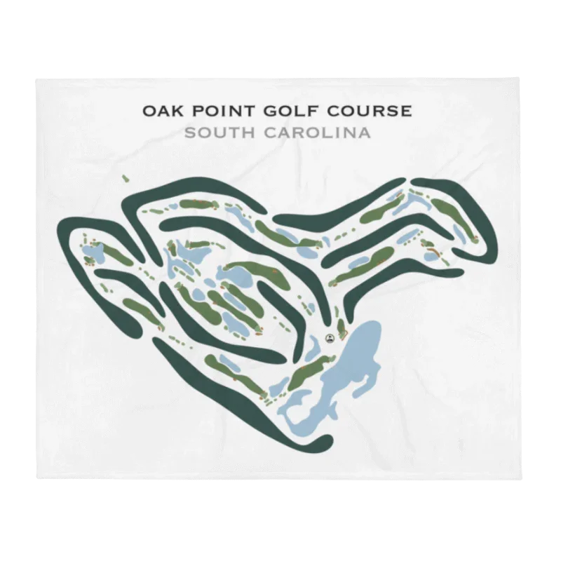Oak Point Golf Course, South Carolina - Printed Golf Courses
