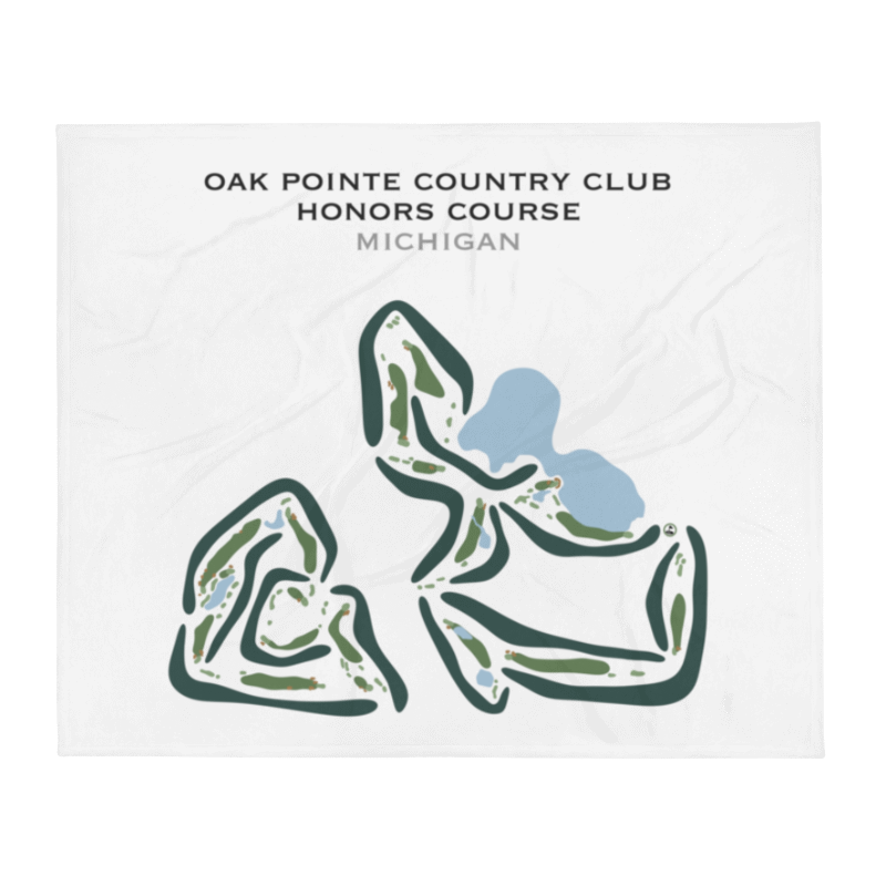 Oak Pointe Country Club - Honors Course, Michigan - Printed Golf Courses