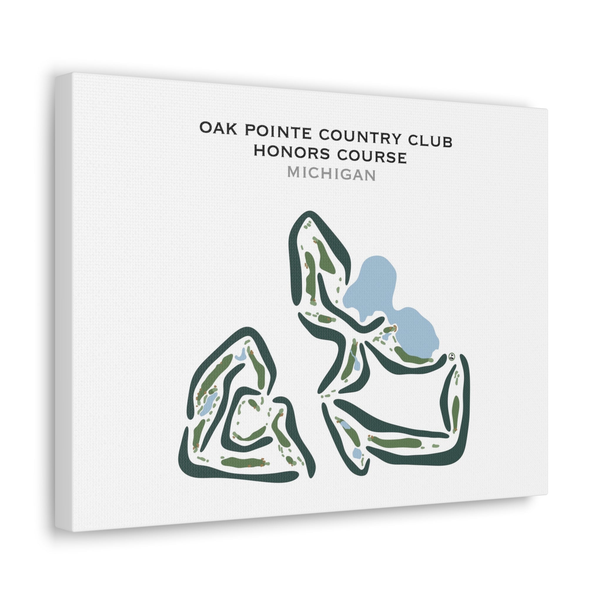 Oak Pointe Country Club - Honors Course, Michigan - Printed Golf Courses