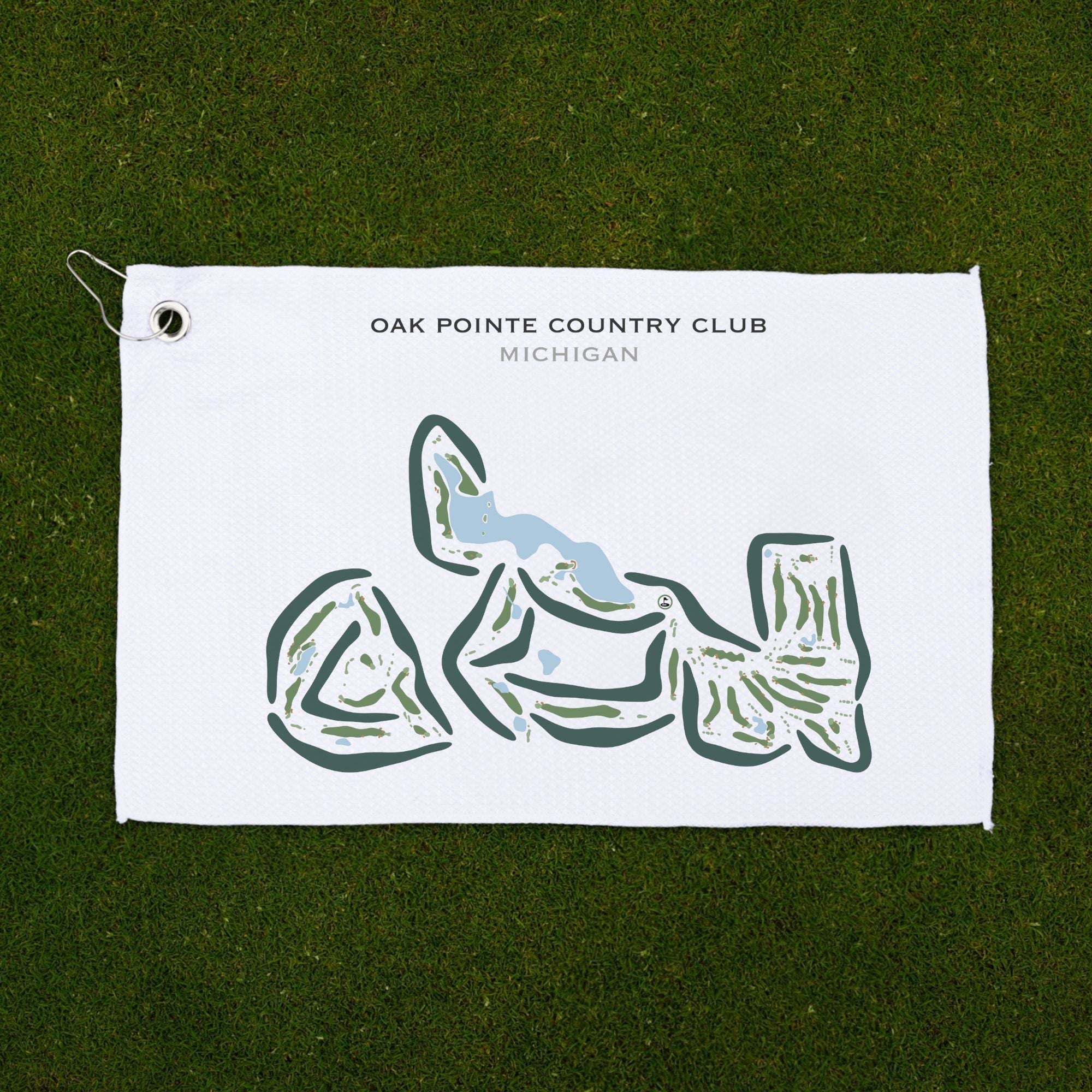 Oak Pointe Country Club, Michigan - Printed Golf Courses