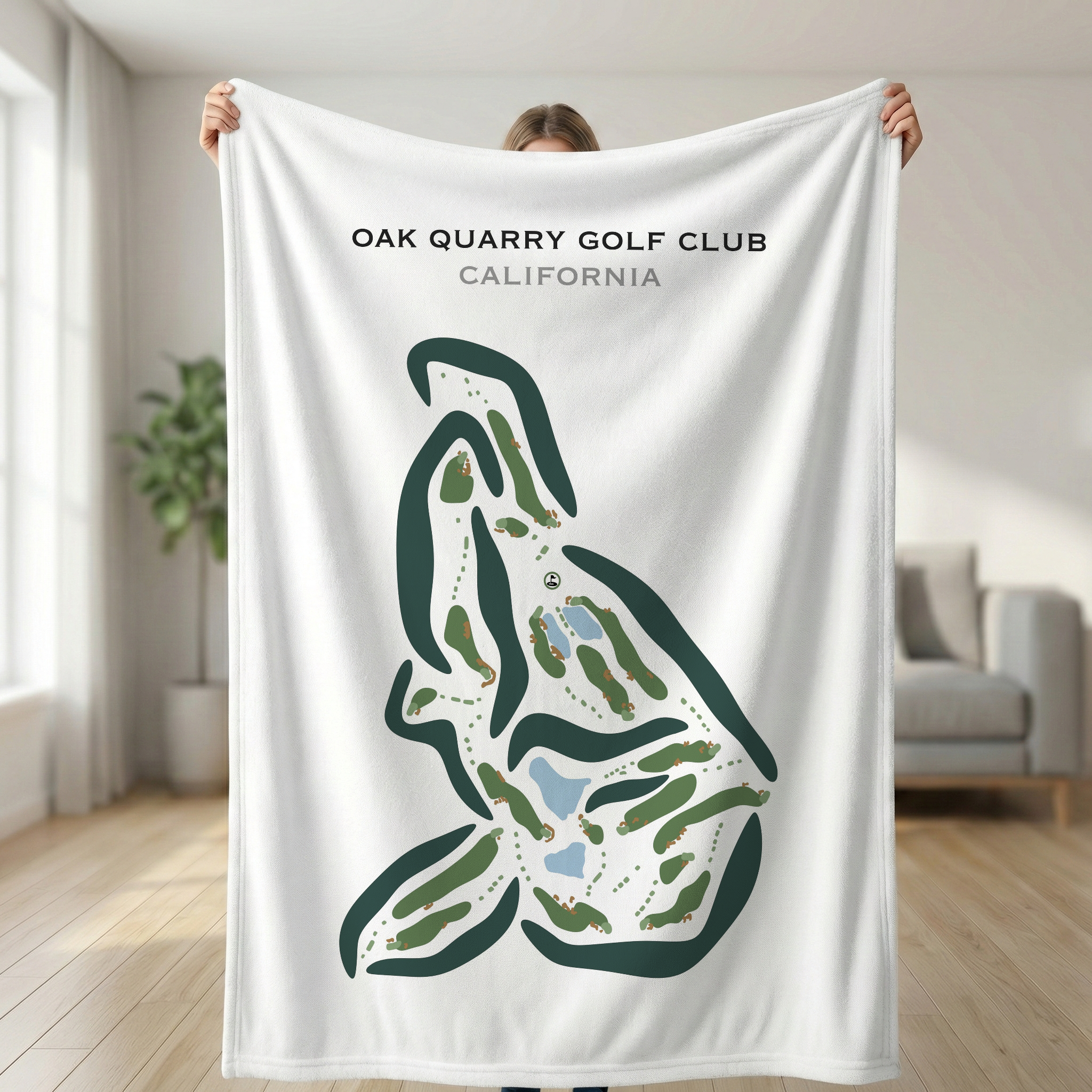 Oak Quarry Golf Club, California - Printed Golf Courses