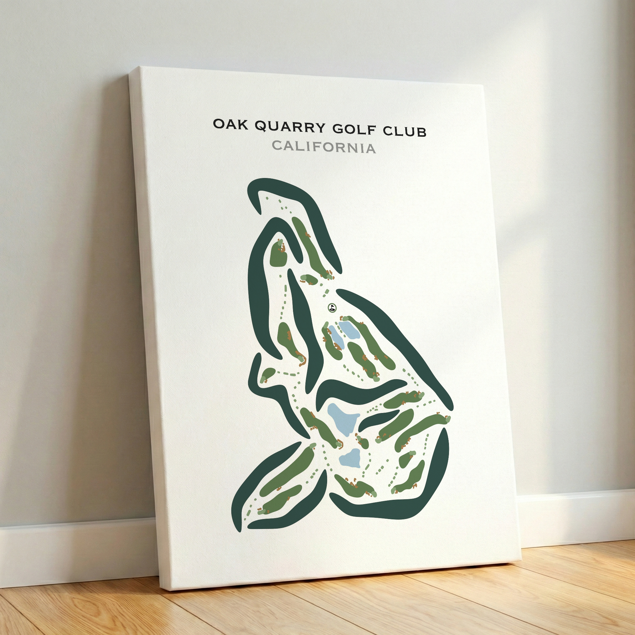 Oak Quarry Golf Club, California - Printed Golf Courses