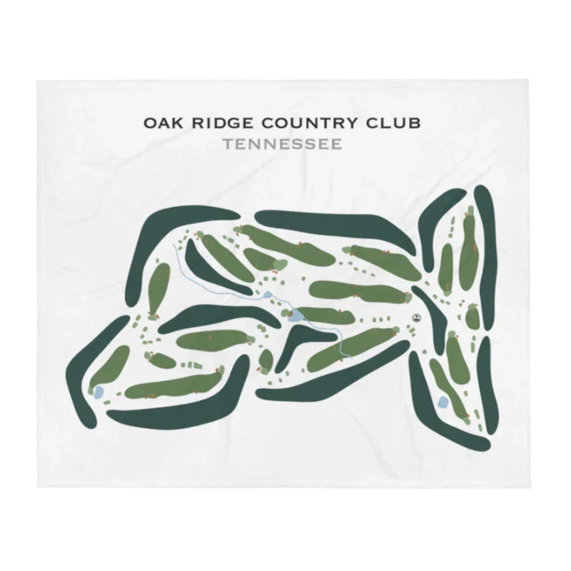 Oak Ridge Country Club, Tennessee - Printed Golf Courses
