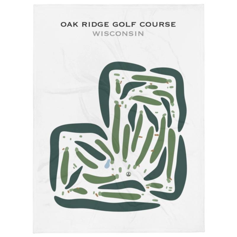 Oak Ridge Golf Course, Wisconsin - Printed Golf Courses