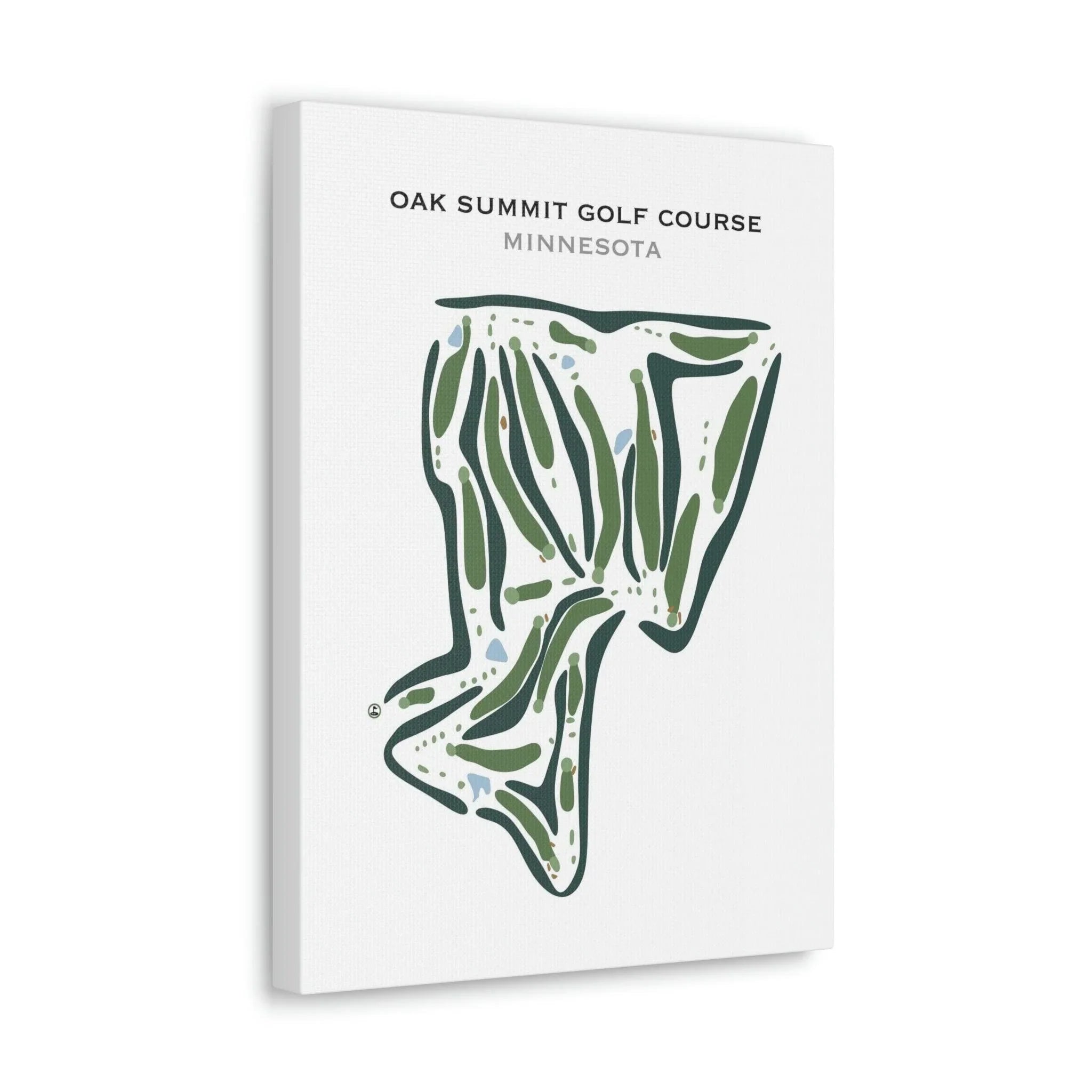 Oak Summit Golf Course, Minnesota - Printed Golf Courses