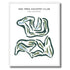 Oak tree Country Club, Oklahoma - Printed Golf Courses