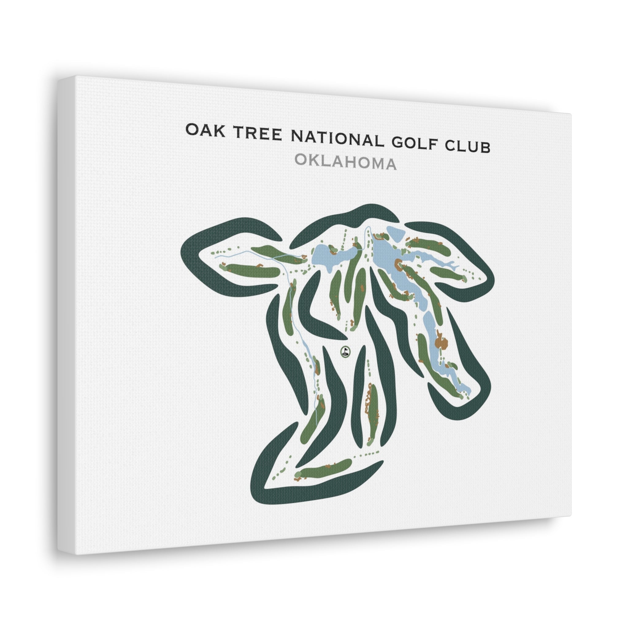 Oak Tree National Golf Club, Oklahoma - Printed Golf Courses