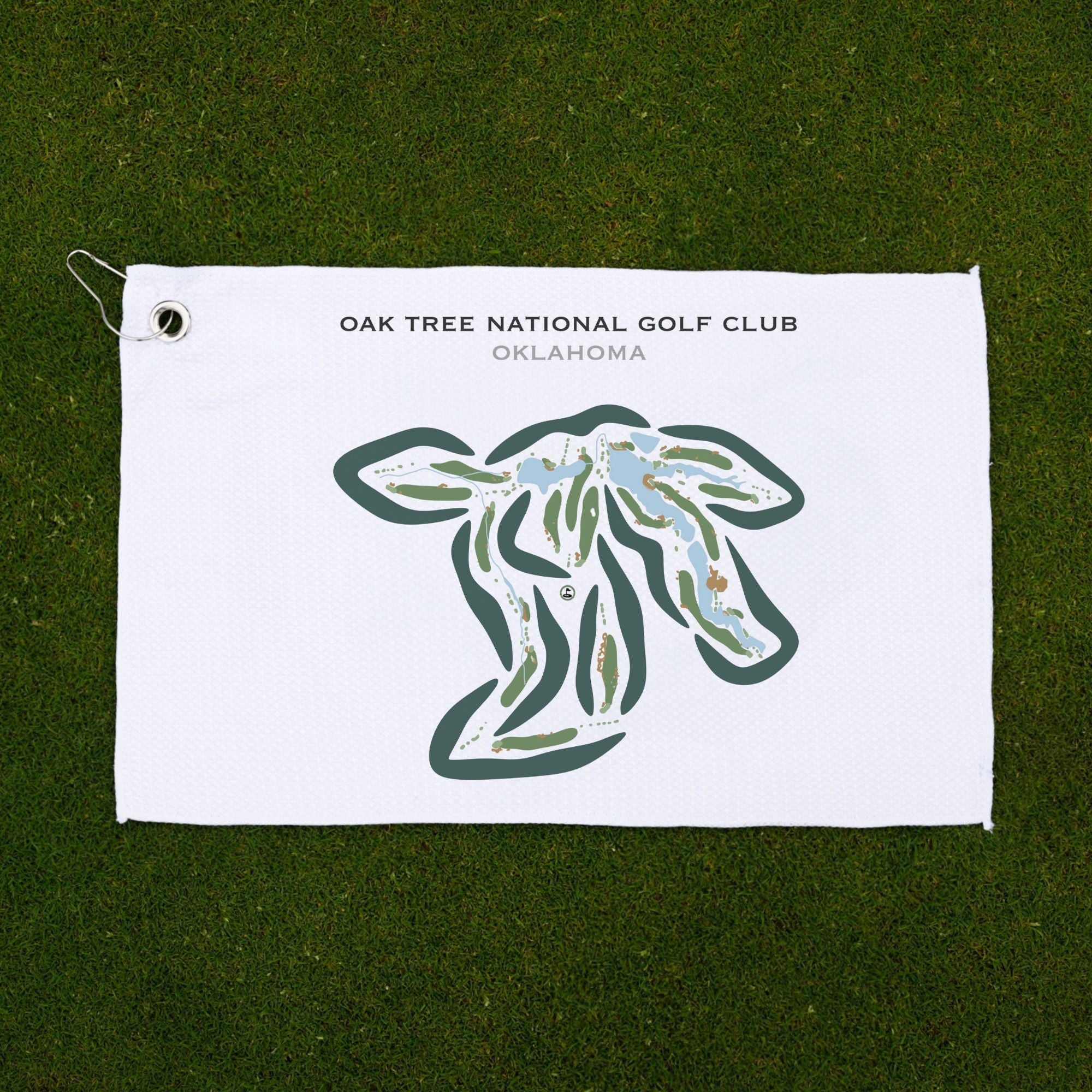 Oak Tree National Golf Club, Oklahoma - Printed Golf Courses