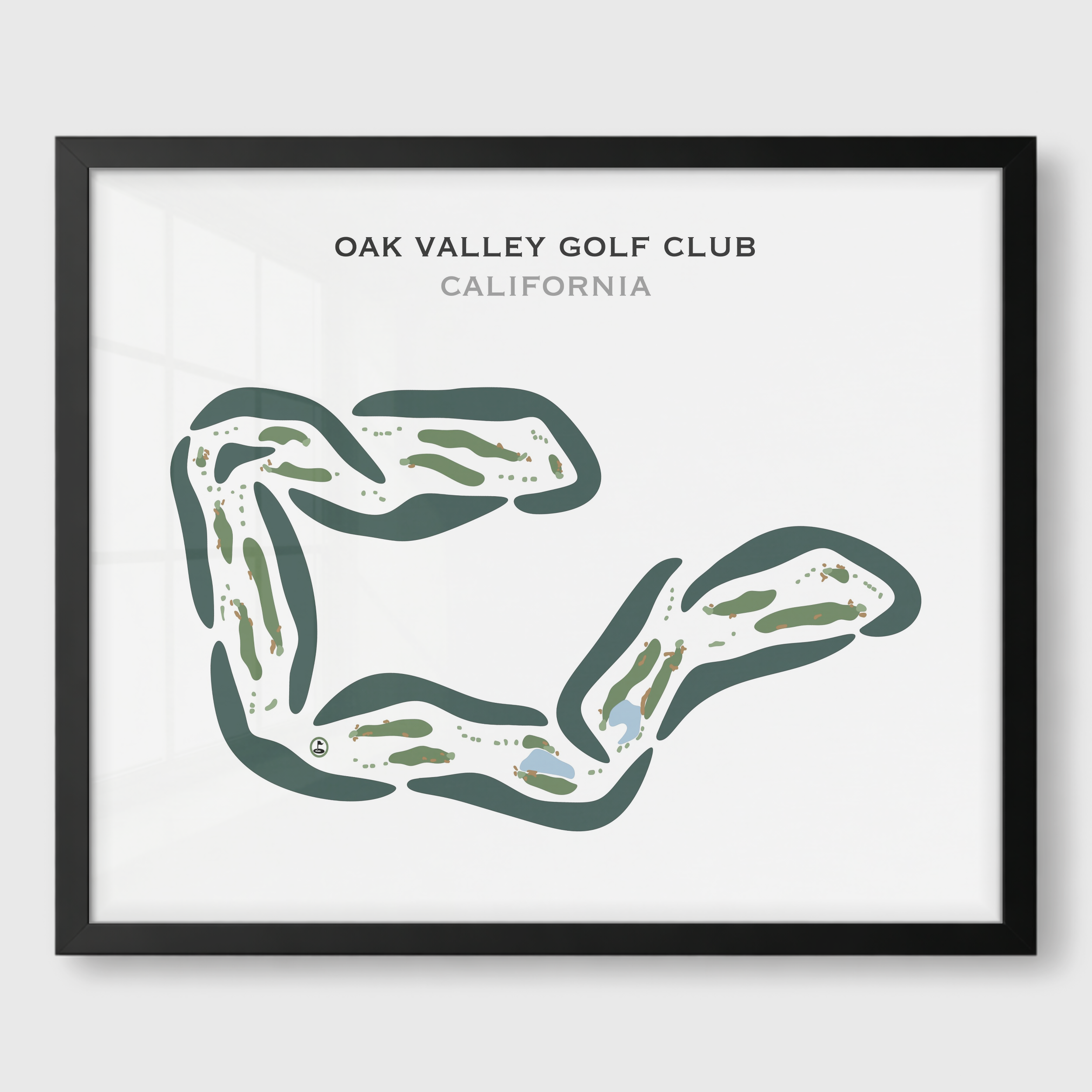 Oak Valley Golf Club, California - Printed Golf Courses