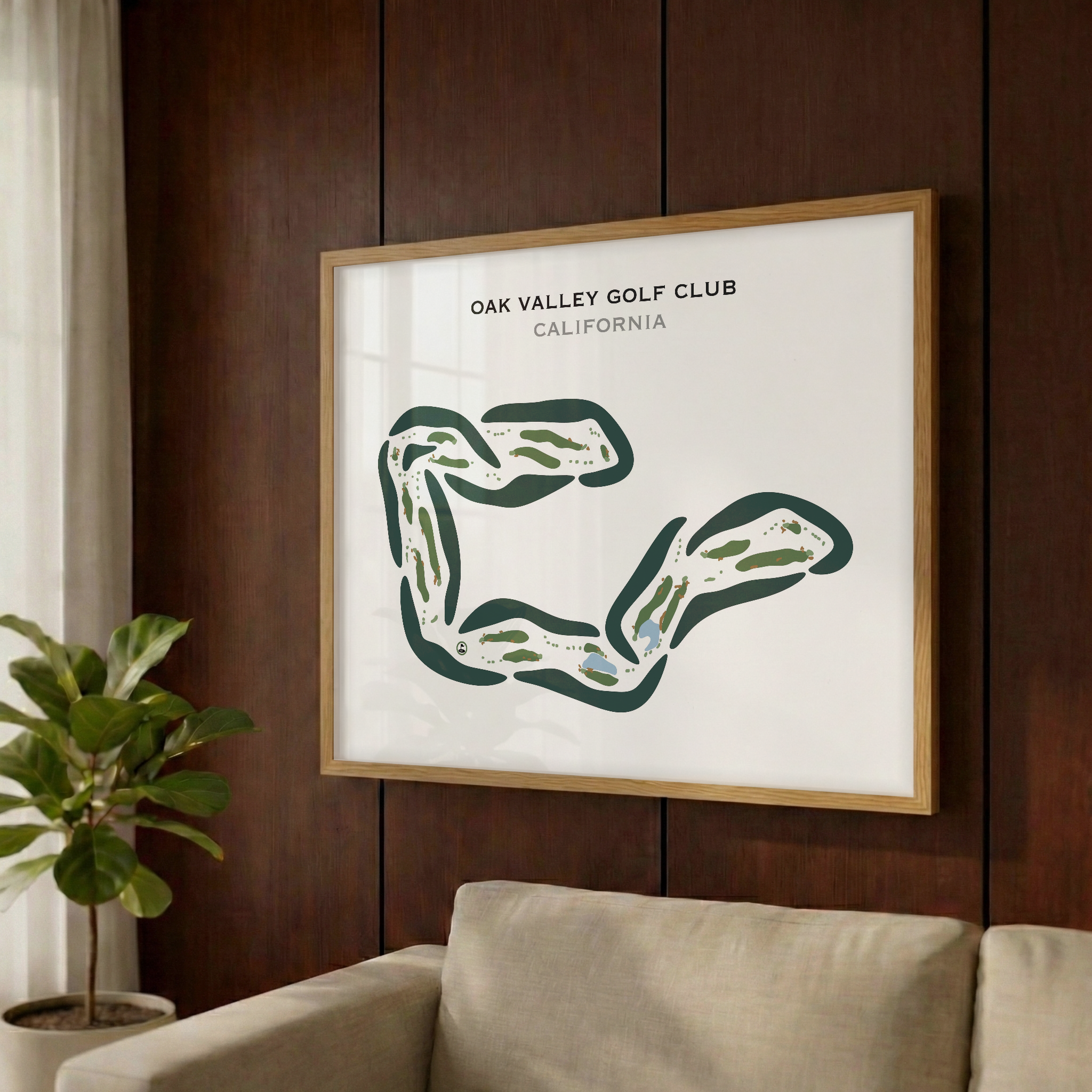 Oak Valley Golf Club, California - Printed Golf Courses