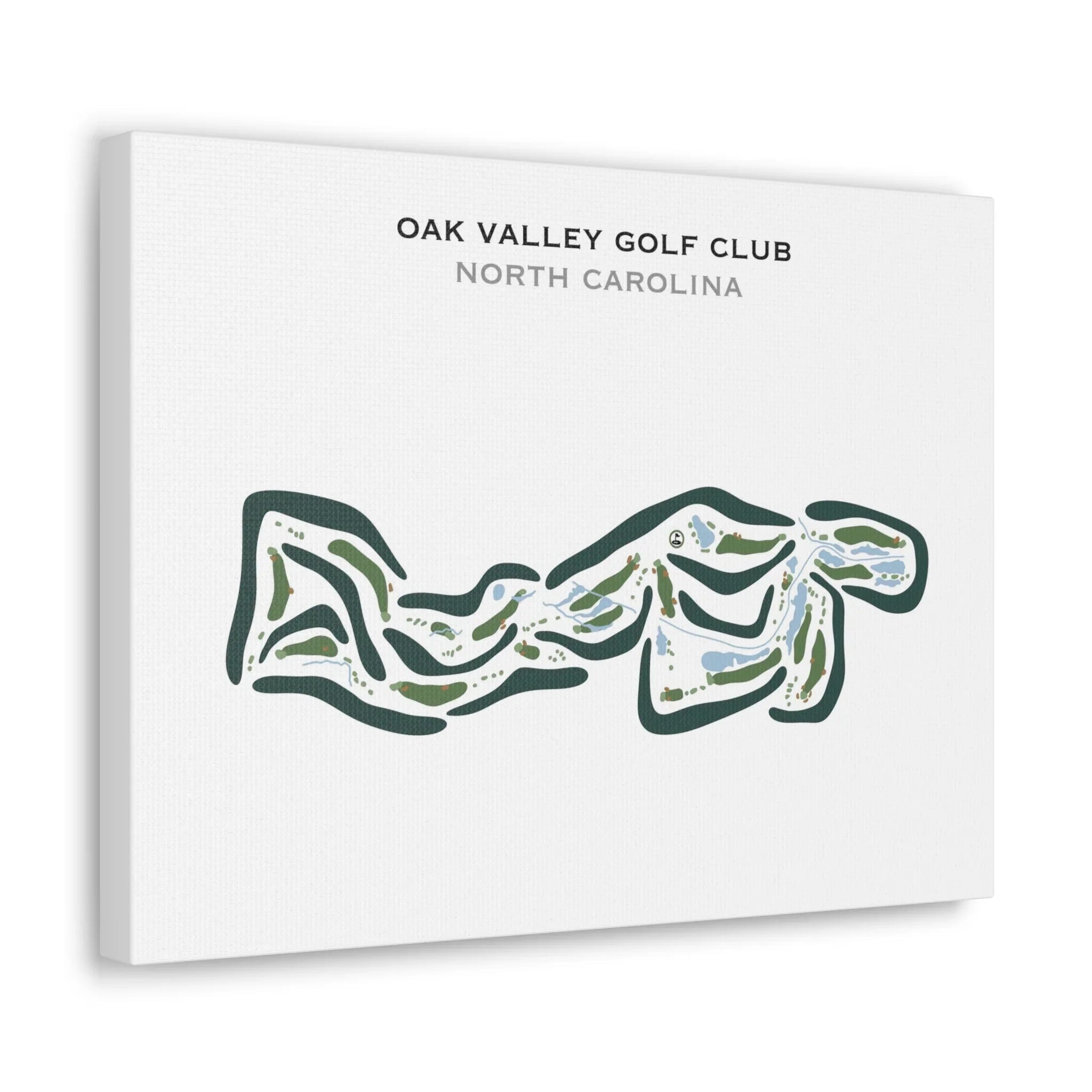 Oak Valley Golf Club, North Carolina - Printed Golf Courses
