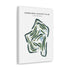 Oakbourne Country Club, Louisiana - Printed Golf Course