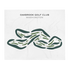 Oakbrook Golf Club, Washington - Printed Golf Courses