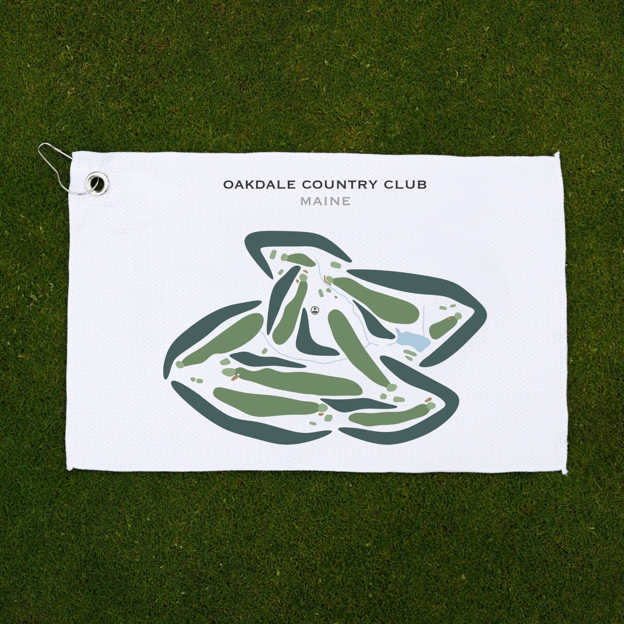 Oakdale Country Club, Maine - Printed Golf Courses
