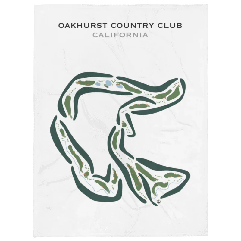 Oakhurst Country Club, California - Printed Golf Courses