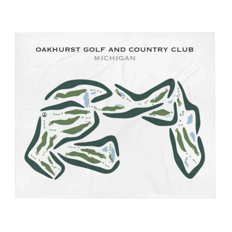 Oakhurst Golf & Country Club, Michigan - Printed Golf Courses