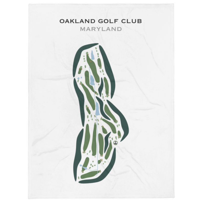 Oakland Golf Club, Maryland - Printed Golf Courses