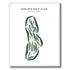 Oakland Golf Club, Maryland - Printed Golf Courses