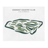 Oakmont Country Club, California - Printed Golf Courses