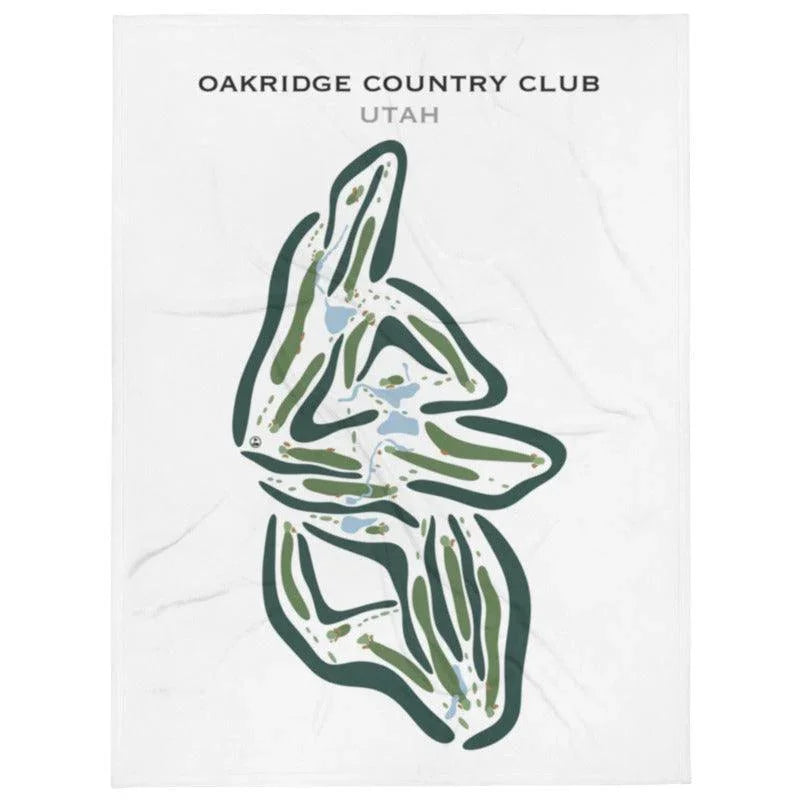 Oakridge County Club, Farmington Utah - Printed Golf Courses