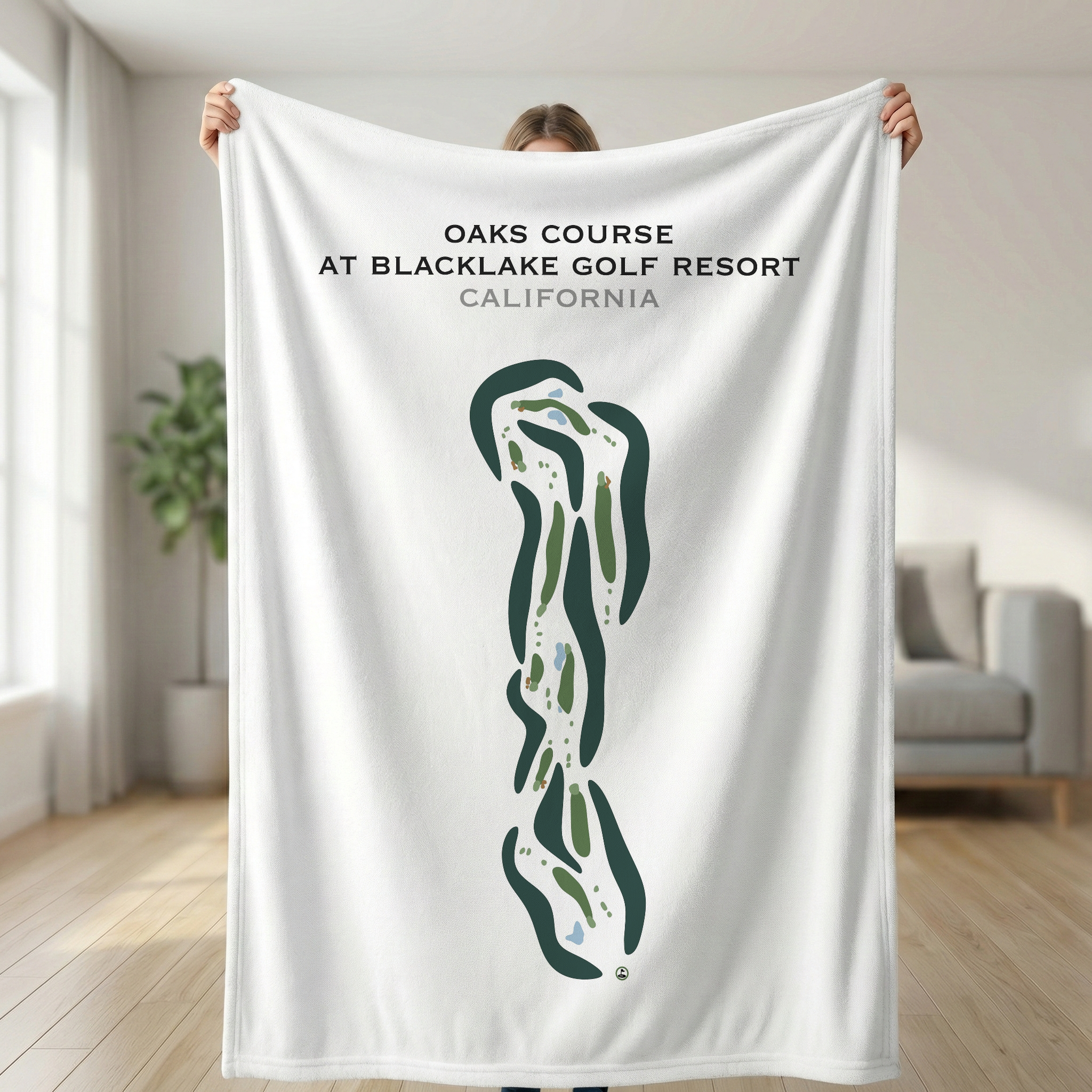 Oaks Course at Blacklake Golf Course, California - Printed Golf Courses