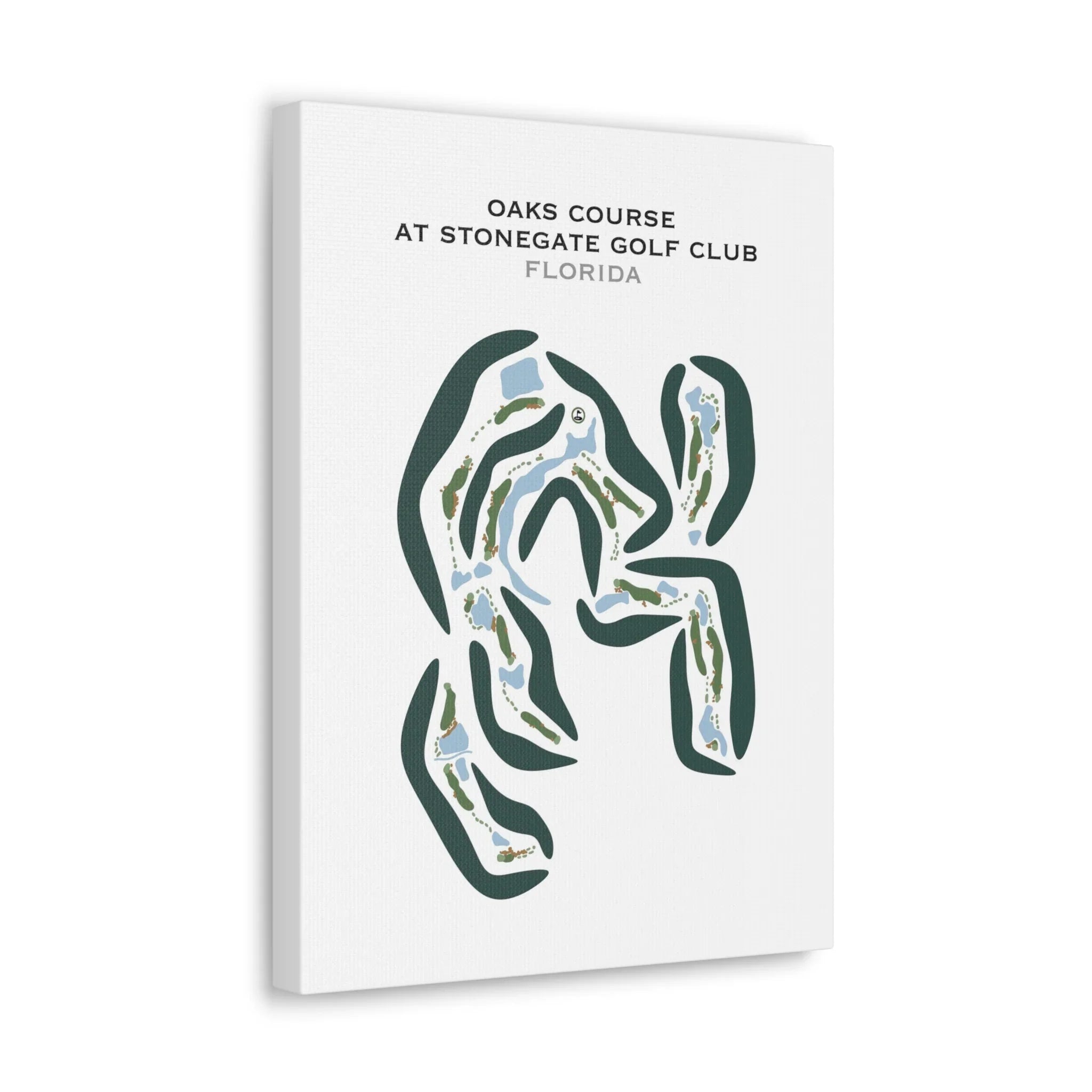 Oaks Course at Stonegate Golf Club, Florida - Printed Golf Courses