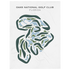 Oaks National Golf Club, Florida - Printed Golf Courses