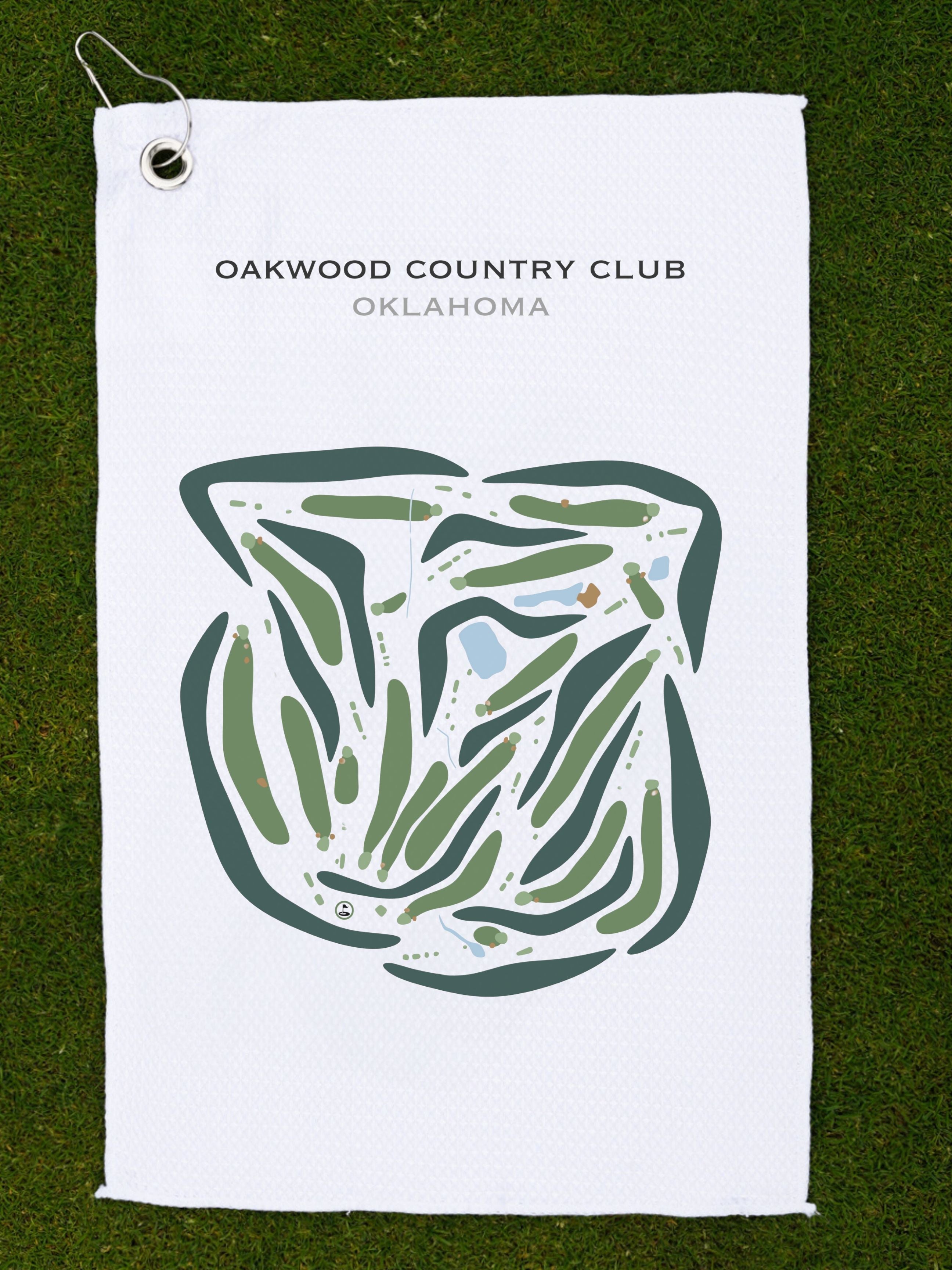 Oakwood Country Club, Oklahoma - Printed Golf Courses