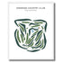 Oakwood Country Club, Oklahoma - Printed Golf Courses