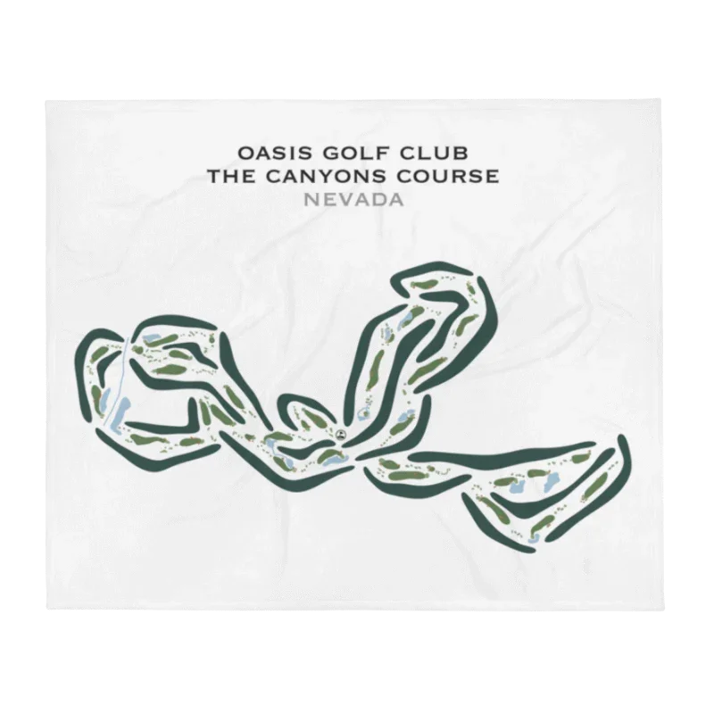 Oasis Golf Club - The Canyons Course, Nevada - Printed Golf Courses