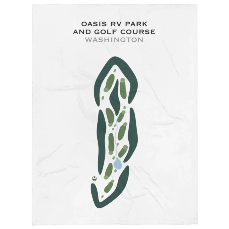 Oasis RV Park & Golf Course, Washington - Printed Golf Courses