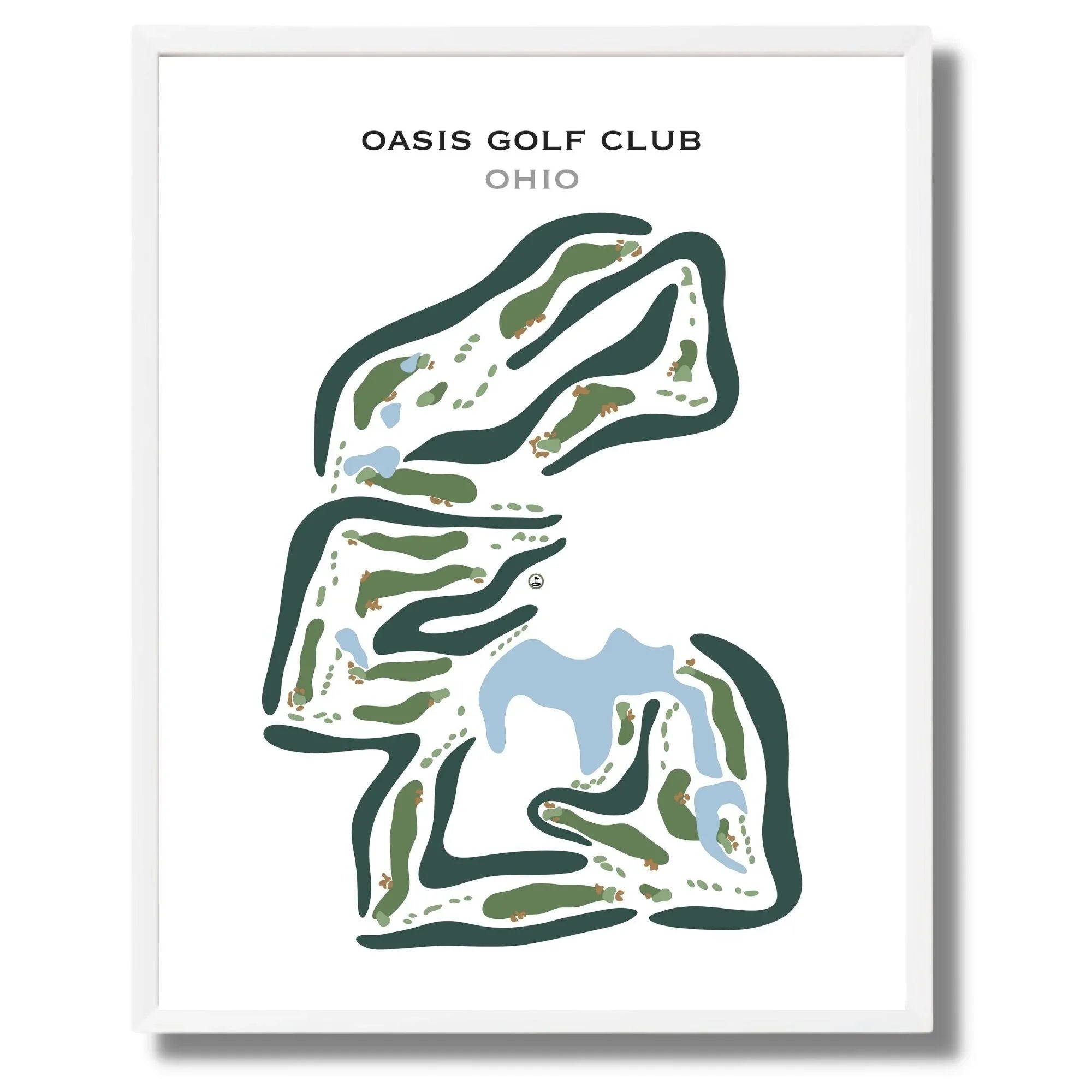Oasis Golf Club, Ohio - Printed Golf Courses