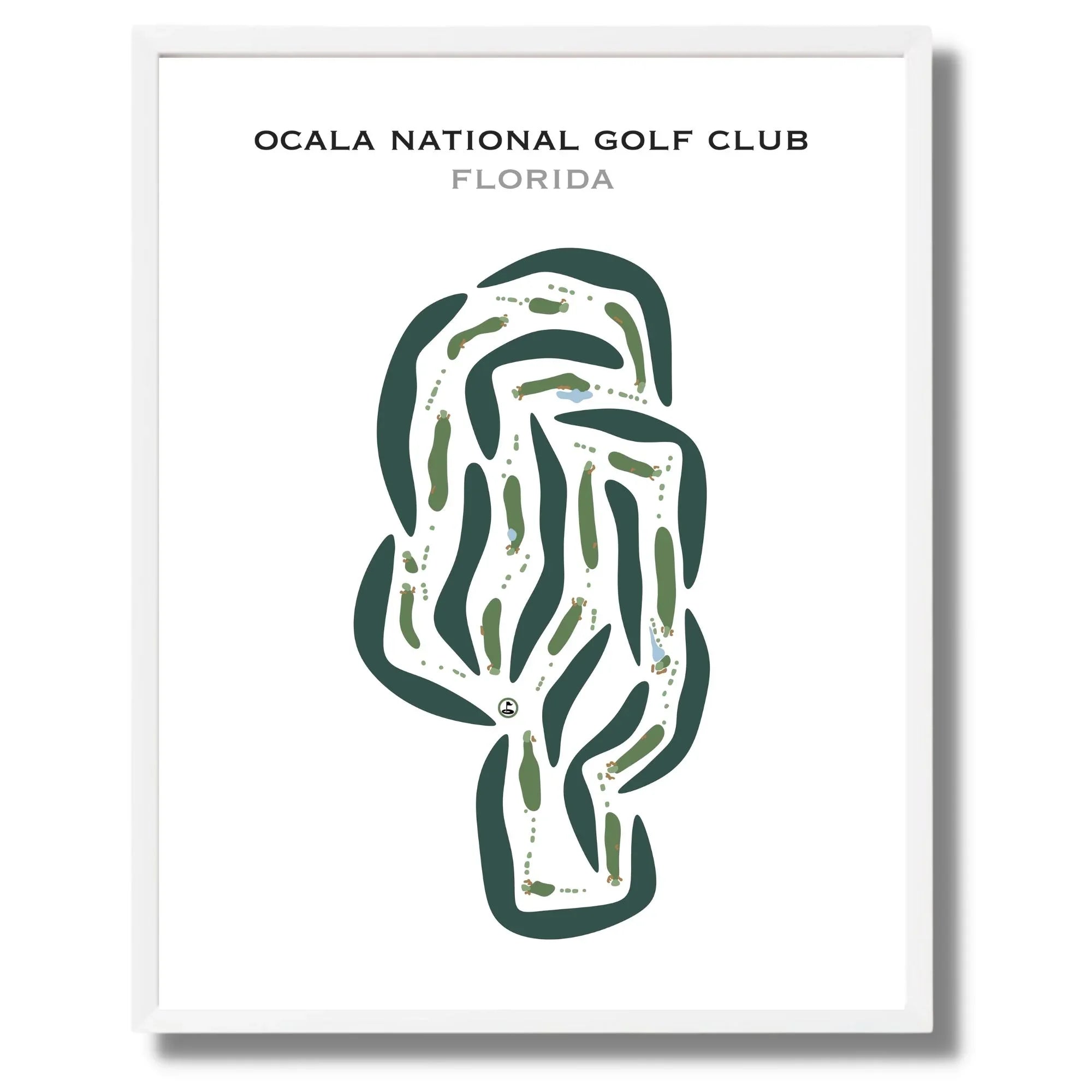 Ocala National Golf Club, Florida - Printed Golf Courses