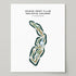 Ocean Reef Club Dolphin Course, Florida - Printed Golf Courses