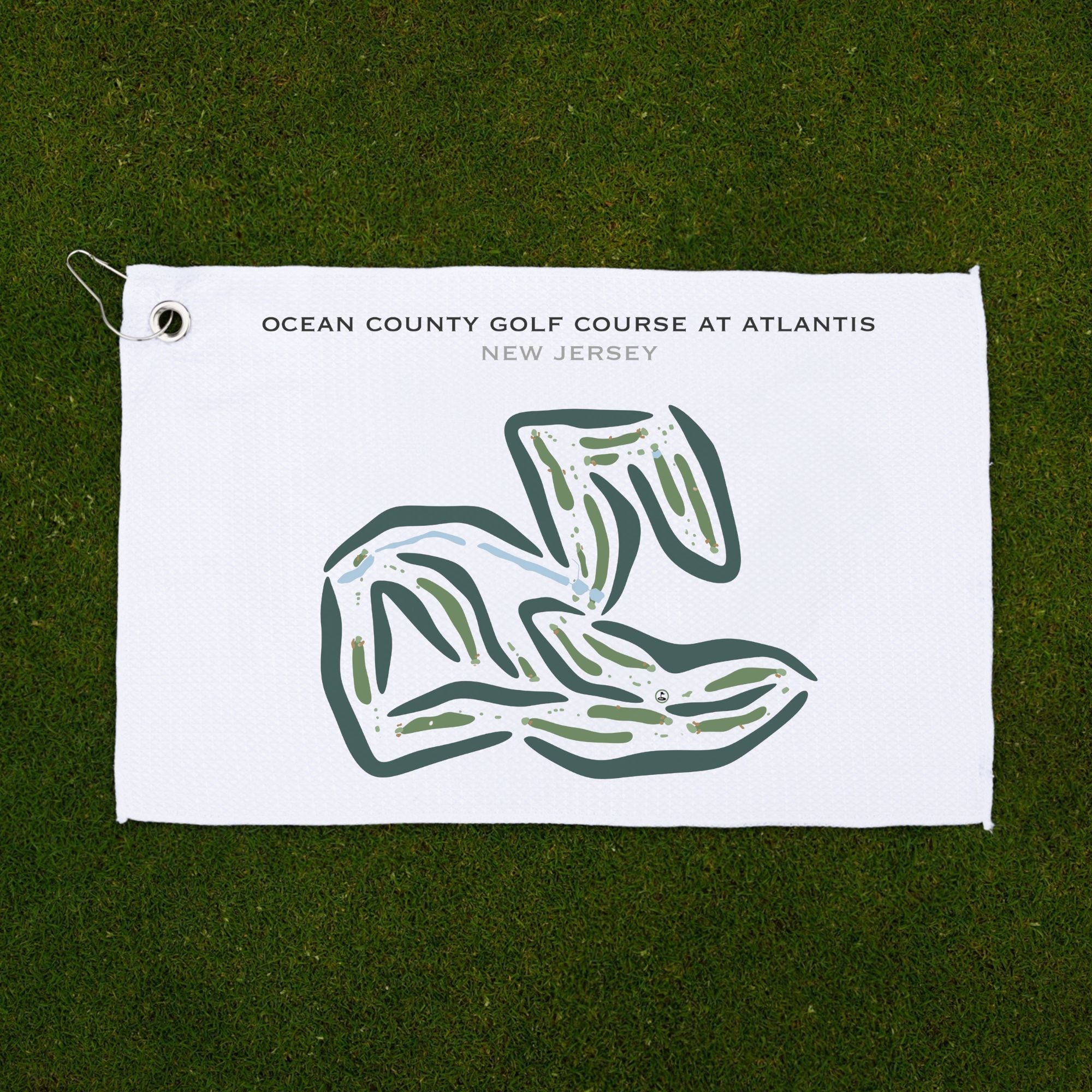 Ocean County Golf Course at Atlantis, New Jersey - Printed Golf Courses