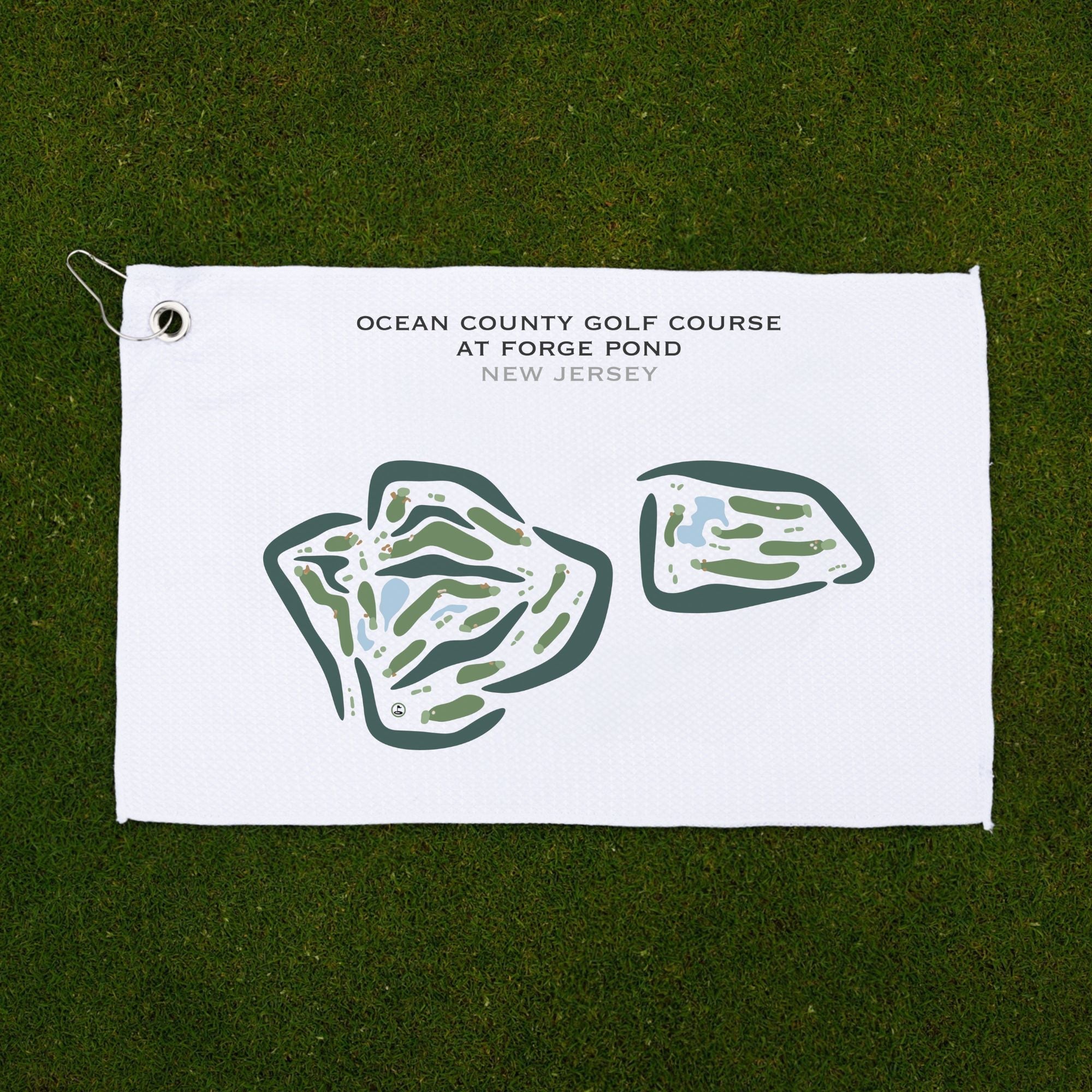 Ocean County Golf Course at Forge Pond, New Jersey - Printed Golf Courses