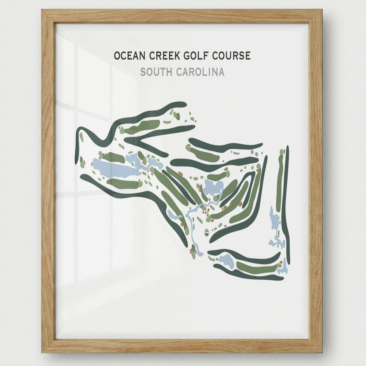 Ocean Creek Golf Course, South Carolina - Printed Golf Course