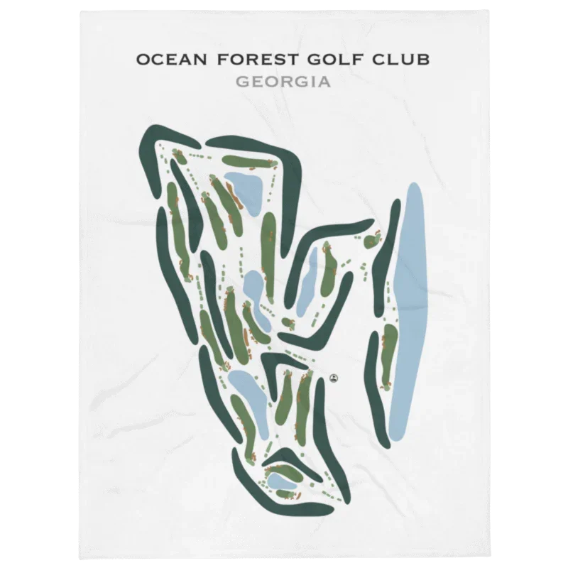 Ocean Forest Golf Club, Georgia - Printed Golf Courses