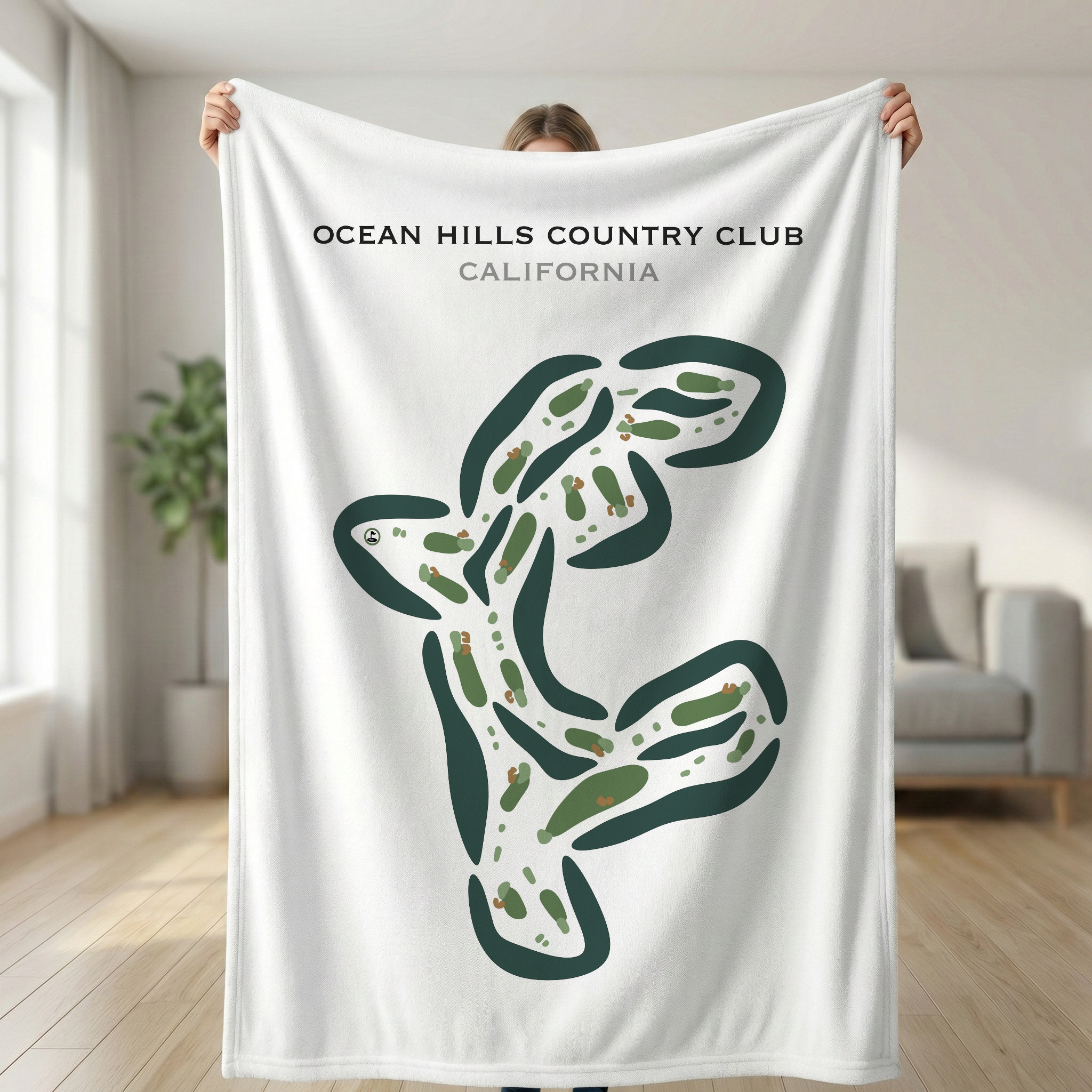 Ocean Hills Country Club, California - Printed Golf Courses