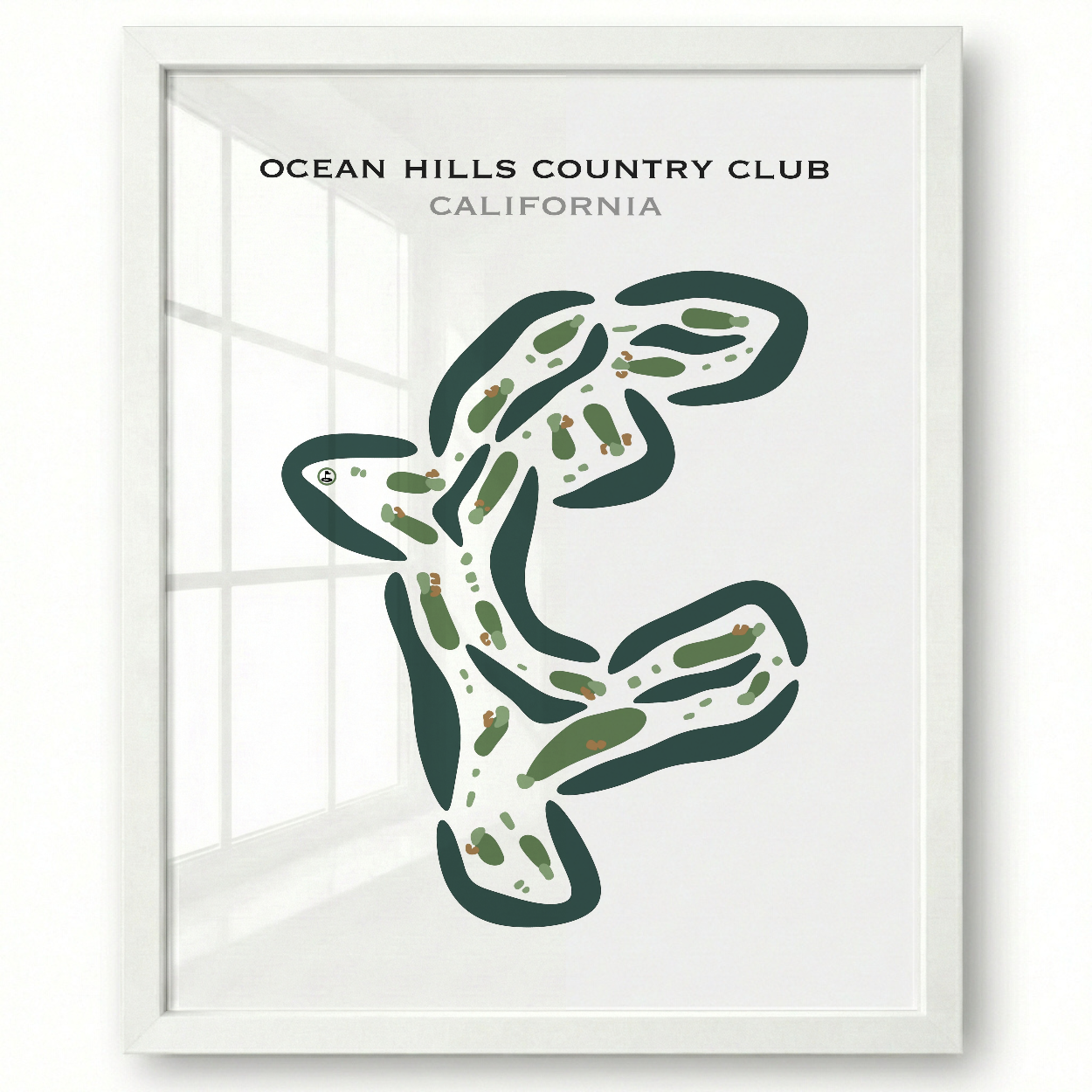 Ocean Hills Country Club, California - Printed Golf Courses