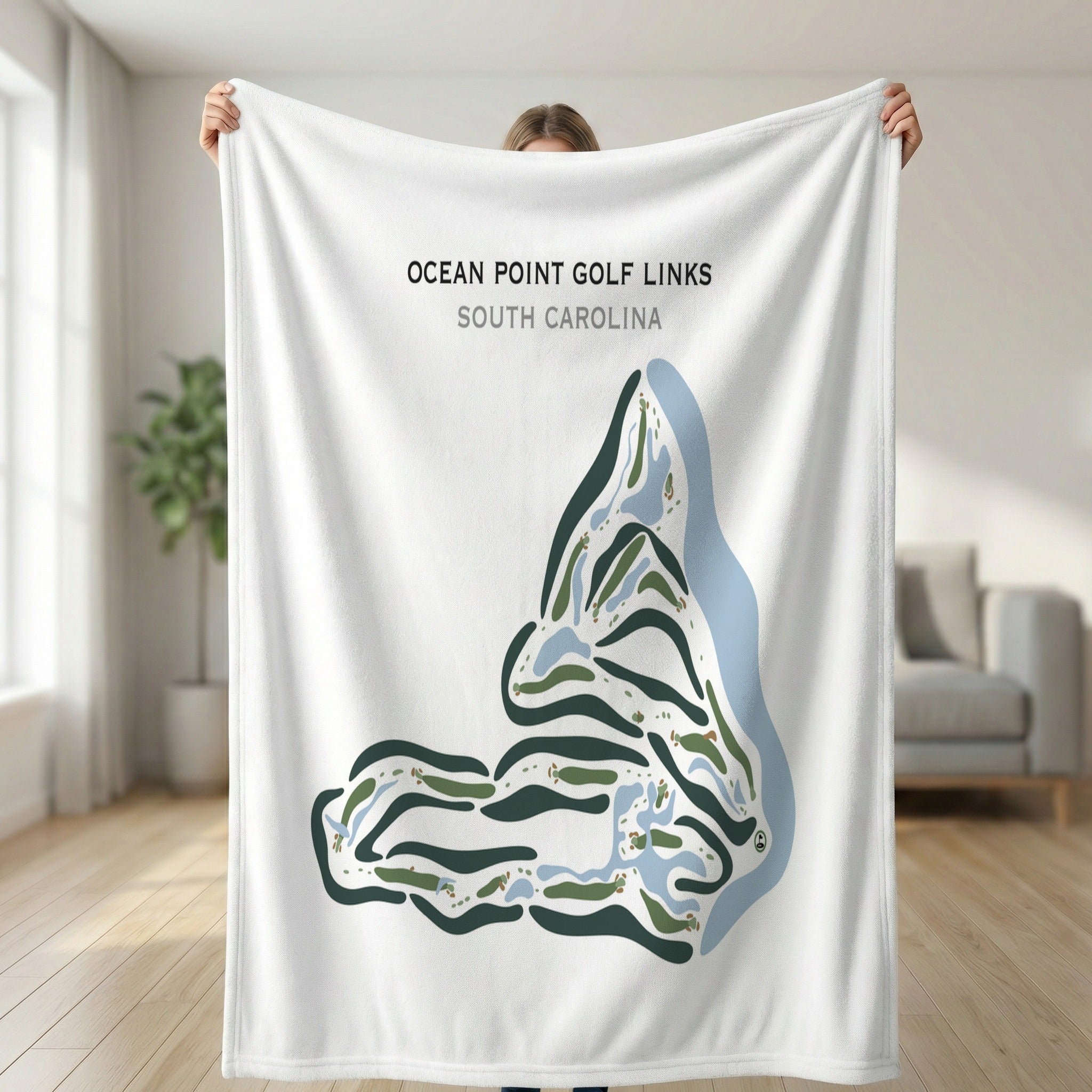 Ocean Point Golf Course, South Carolina - Printed Golf Courses