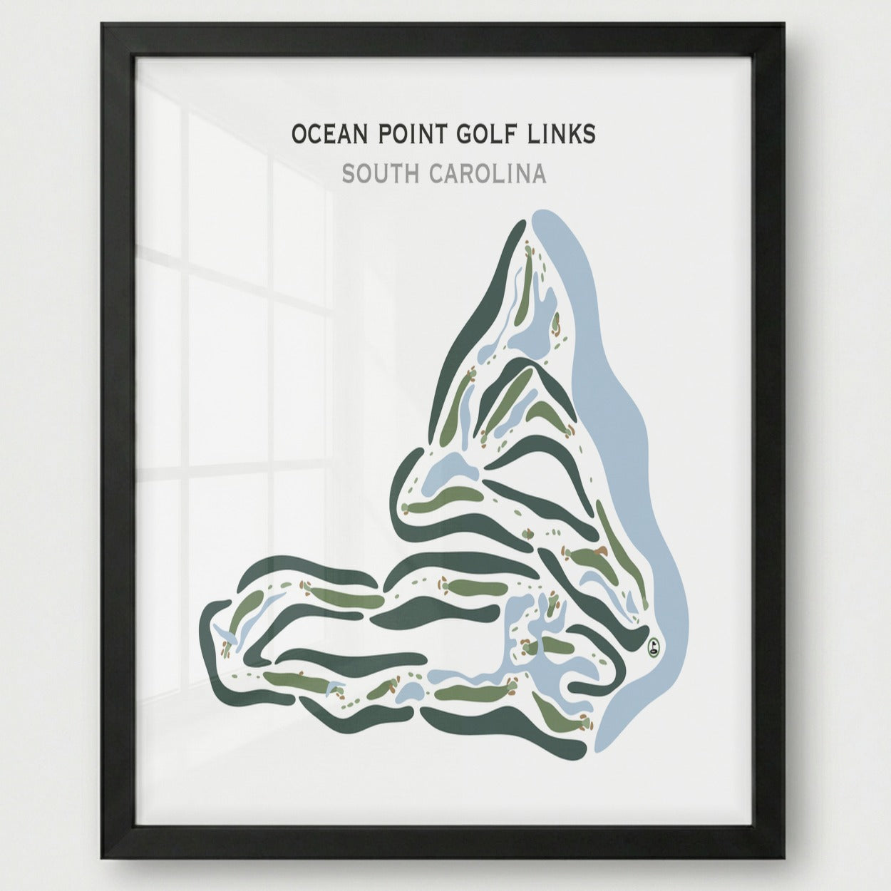 Ocean Point Golf Course, South Carolina - Printed Golf Courses