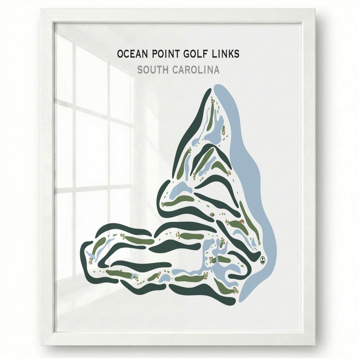 Ocean Point Golf Course, South Carolina - Printed Golf Courses