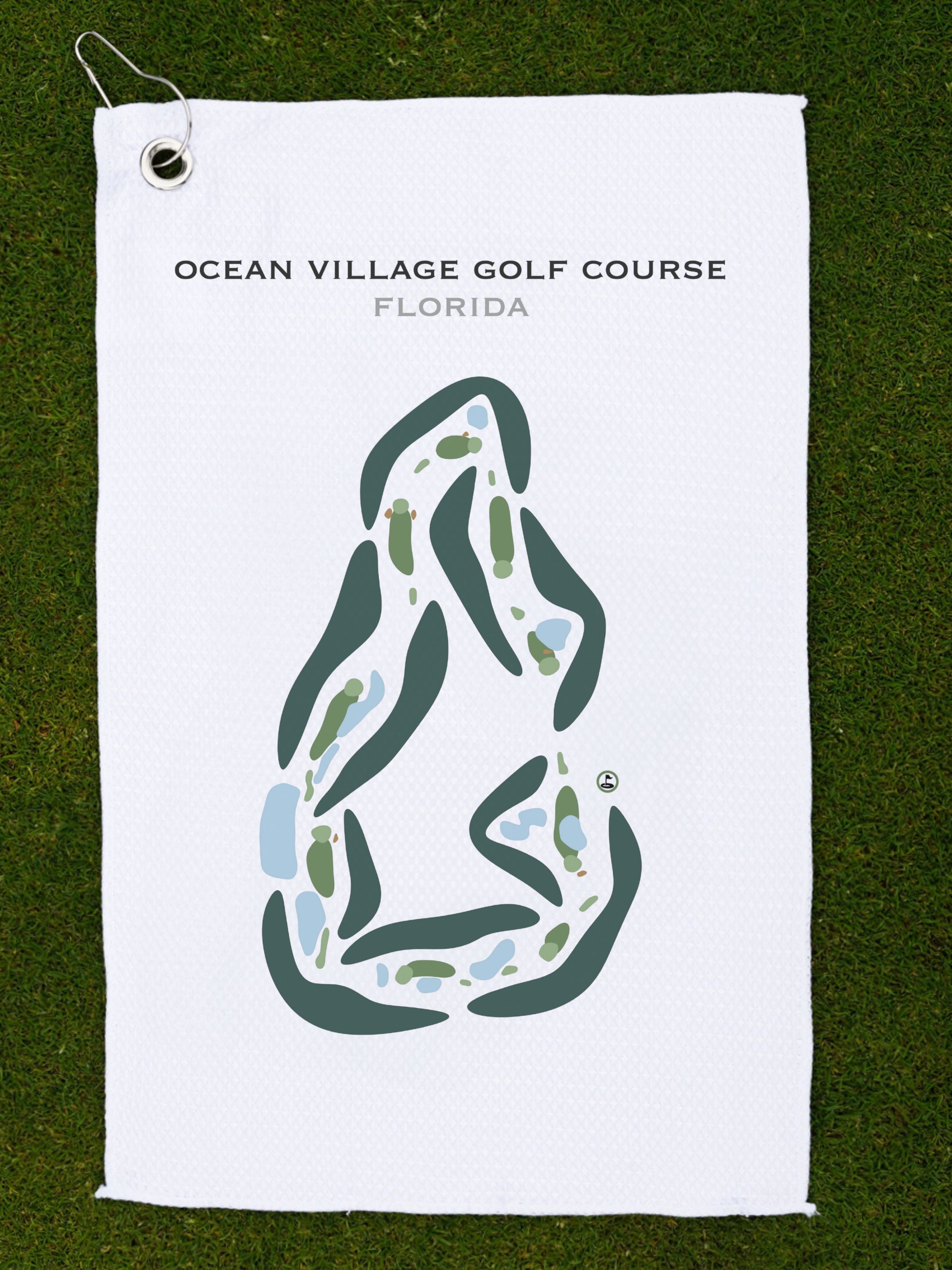 Ocean Village Golf Course, Florida - Printed Golf Courses