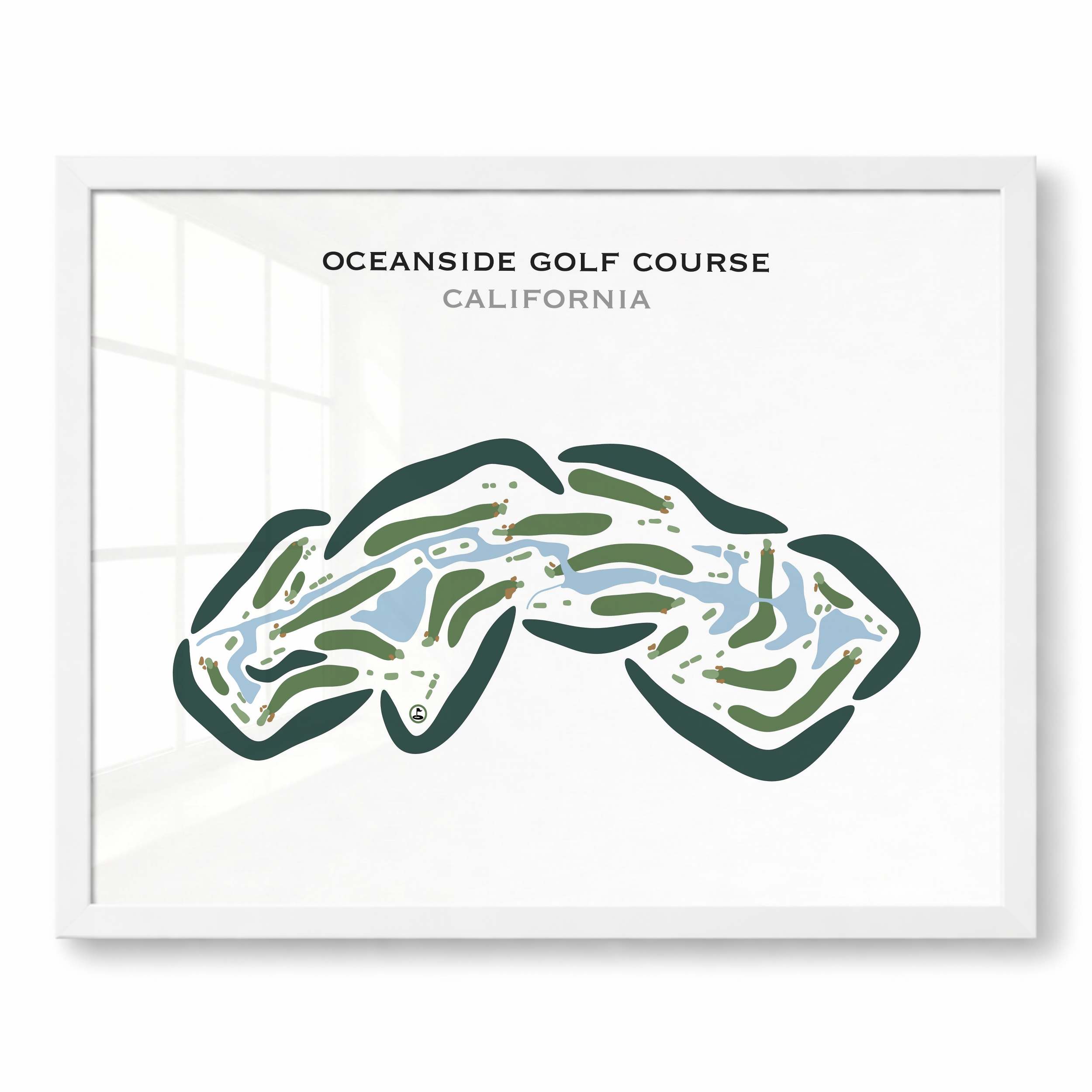 Oceanside Golf Course, California - Printed Golf Courses