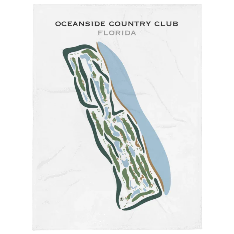 Oceanside Country Club, Florida - Printed Golf Courses