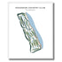 Oceanside Country Club, Florida - Printed Golf Courses
